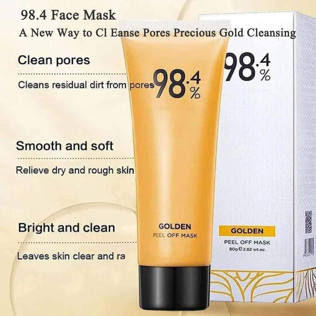 Gold Foil Peel-Off Mask (Pack of 2)