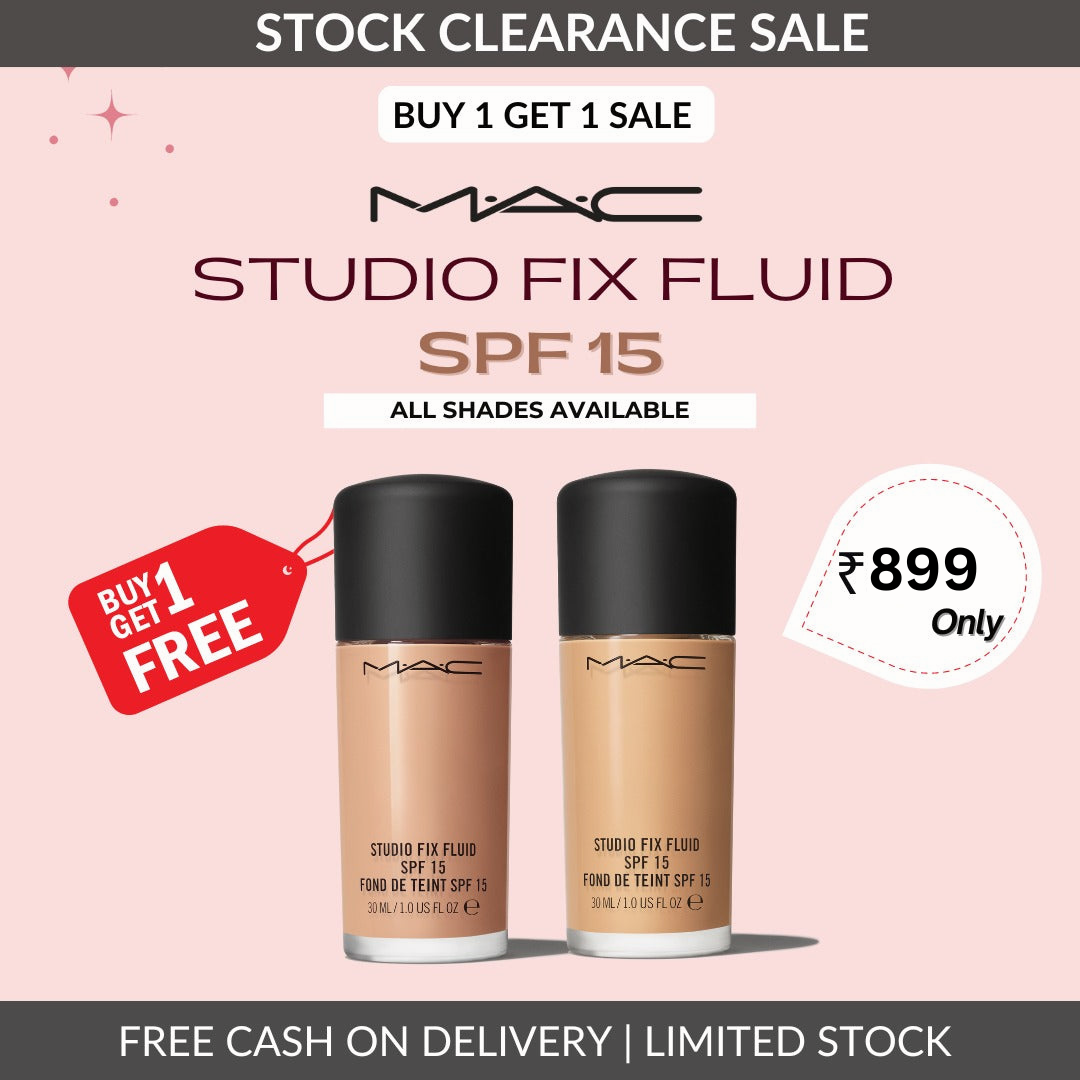 M.A.C Studio Fix Fluid SPF 15 Foundation (30 ML) | (Buy 1 Get 1 Free)